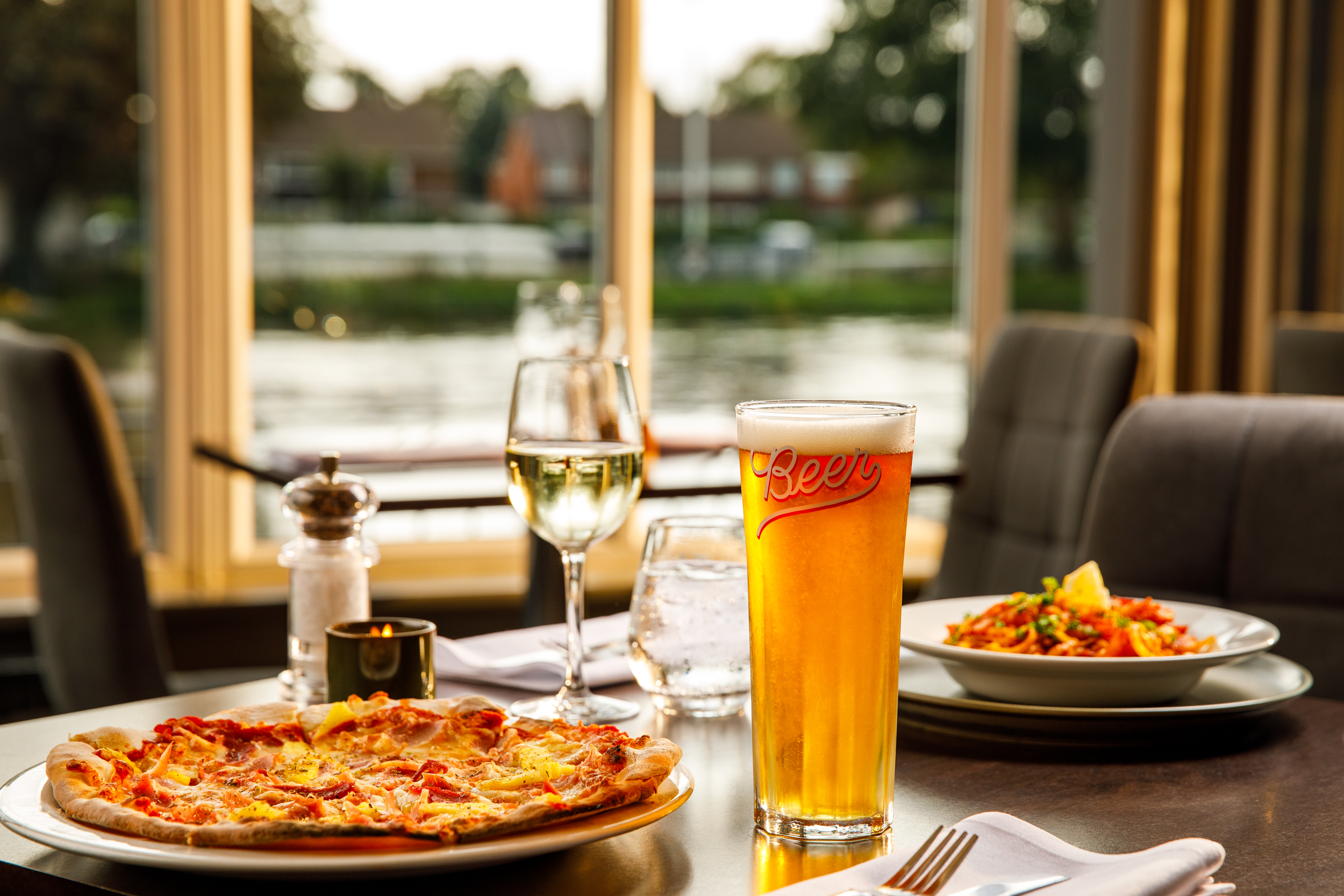 Festive Party Night at Riverside Restaurant